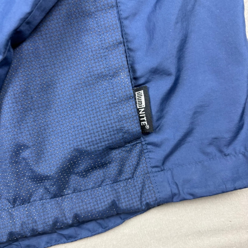IllumiNite Reflectivewear Mens Large Navy Blue Running Cycling Jacket Reflective